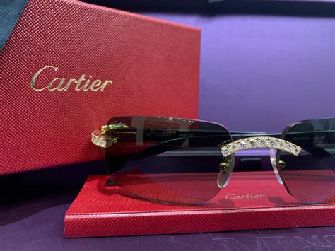 cartier sunglasses with diamonds